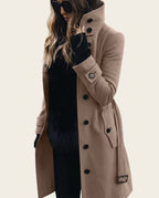Elegant Warm Trench Coat in KIM London product styling