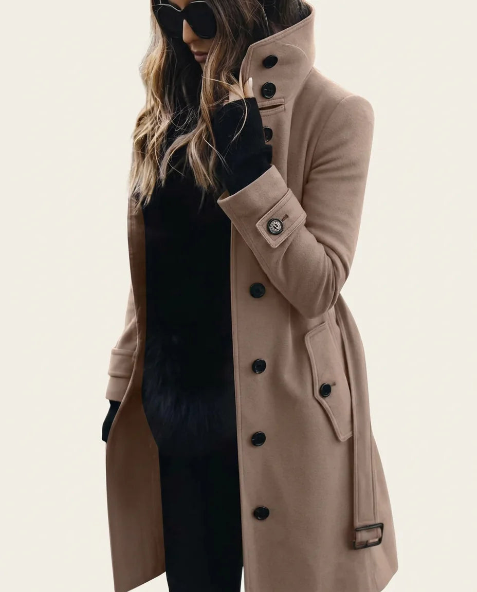 Elegant Warm Trench Coat in KIM London product styling
