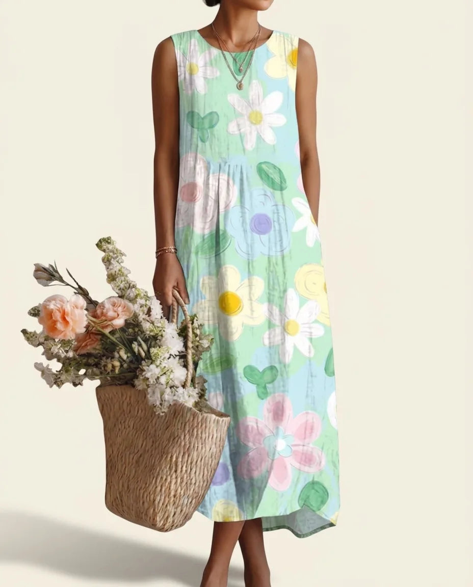 Erin | Tummy-Flattering Comfort Dress in KIM London product styling