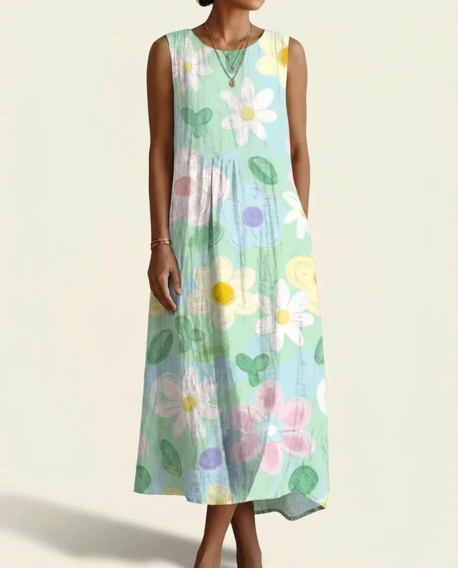 Erin | Tummy-Flattering Comfort Dress in KIM London product styling