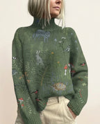 Eris | Warm & Elegant Turtleneck Sweater in KIM London product styling