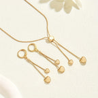 Heart Pendant | Necklace & Earrings Set
