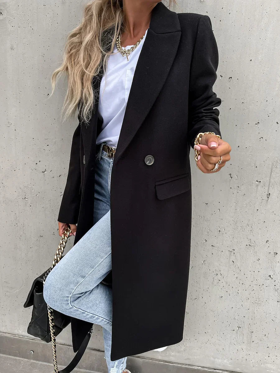 Evelyn | Lapel Winter Coat