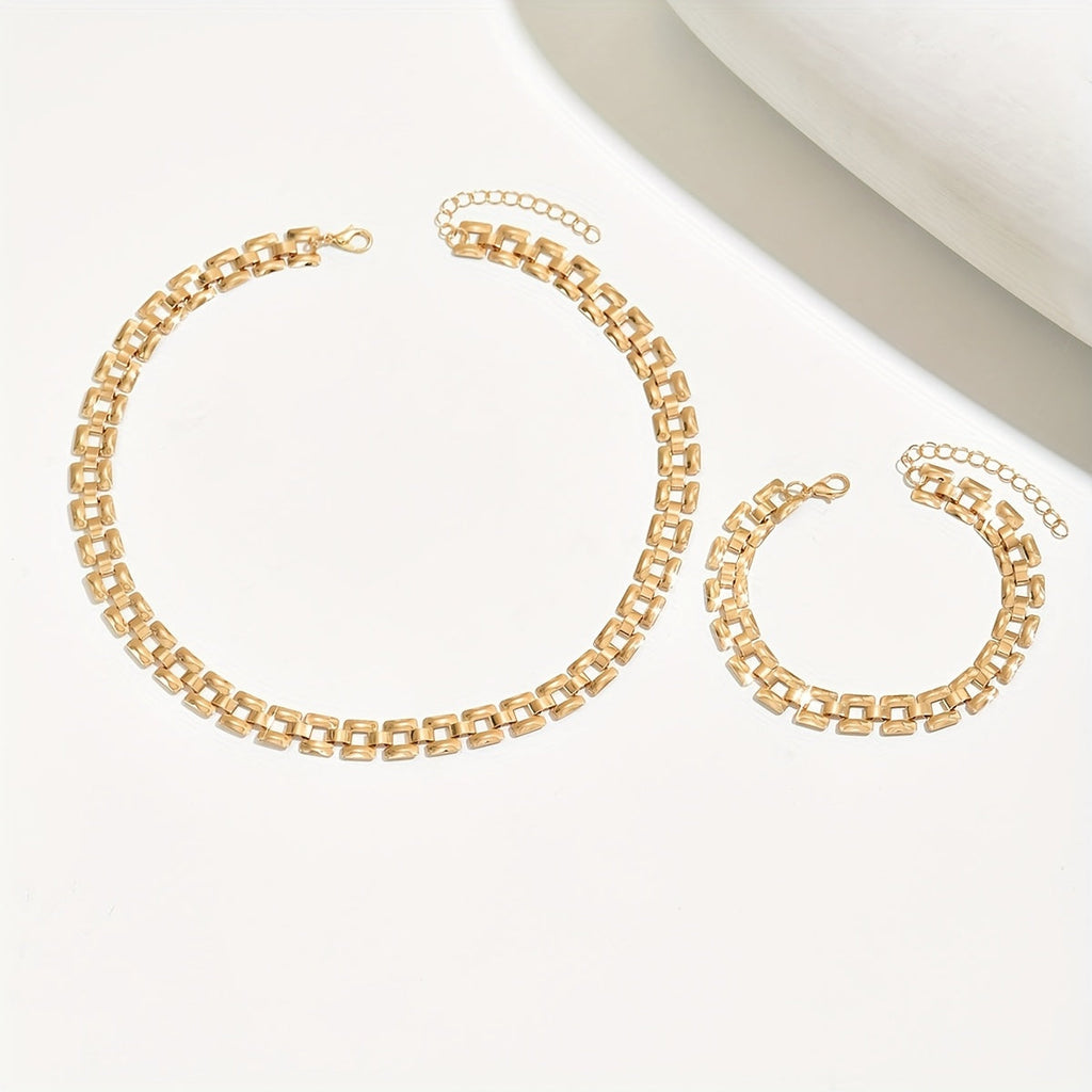 Polished Metal | Necklace Set