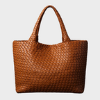 Lana | Handwoven Leather Tote