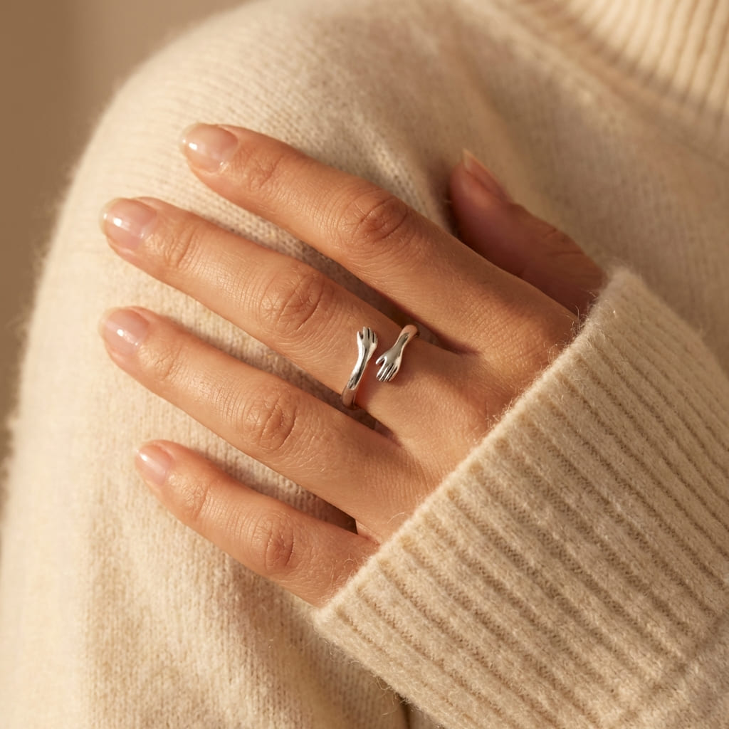 Hug Hands | Minimalist Ring