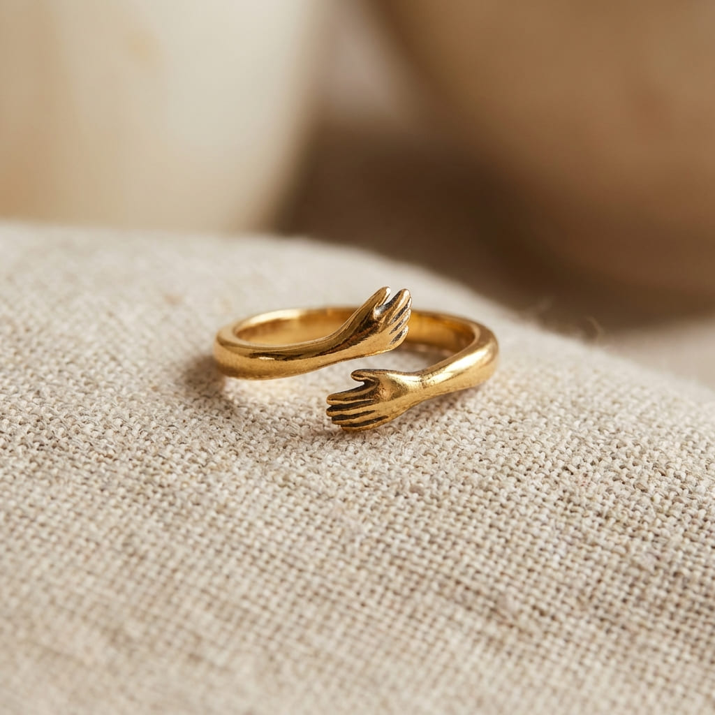 Hug Hands | Minimalist Ring