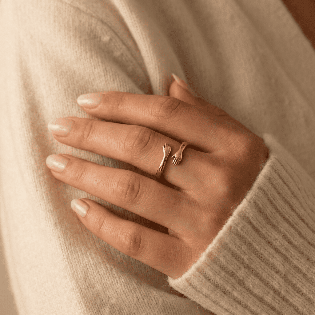 Hug Hands | Minimalist Ring
