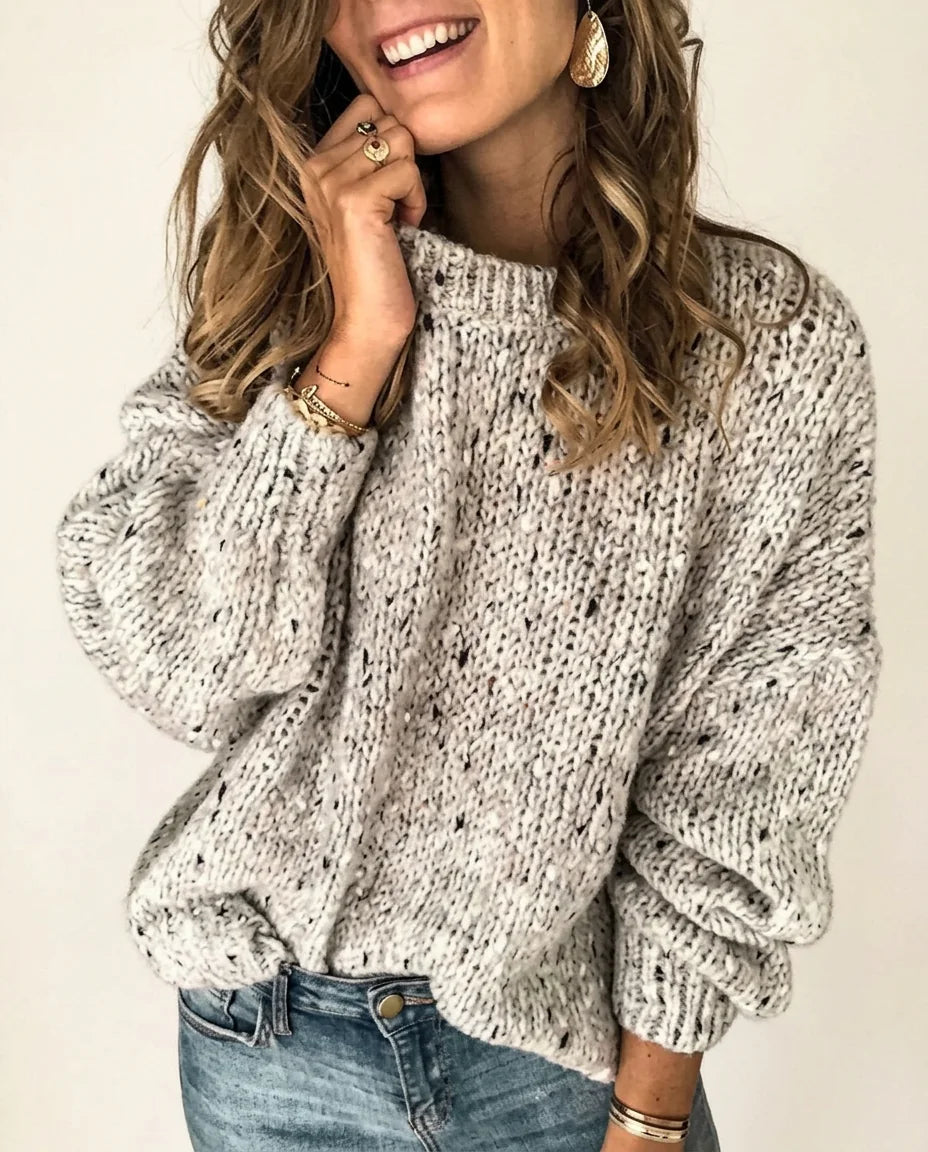 Ilyssa | Retro Knit Sweater in KIM London product styling
