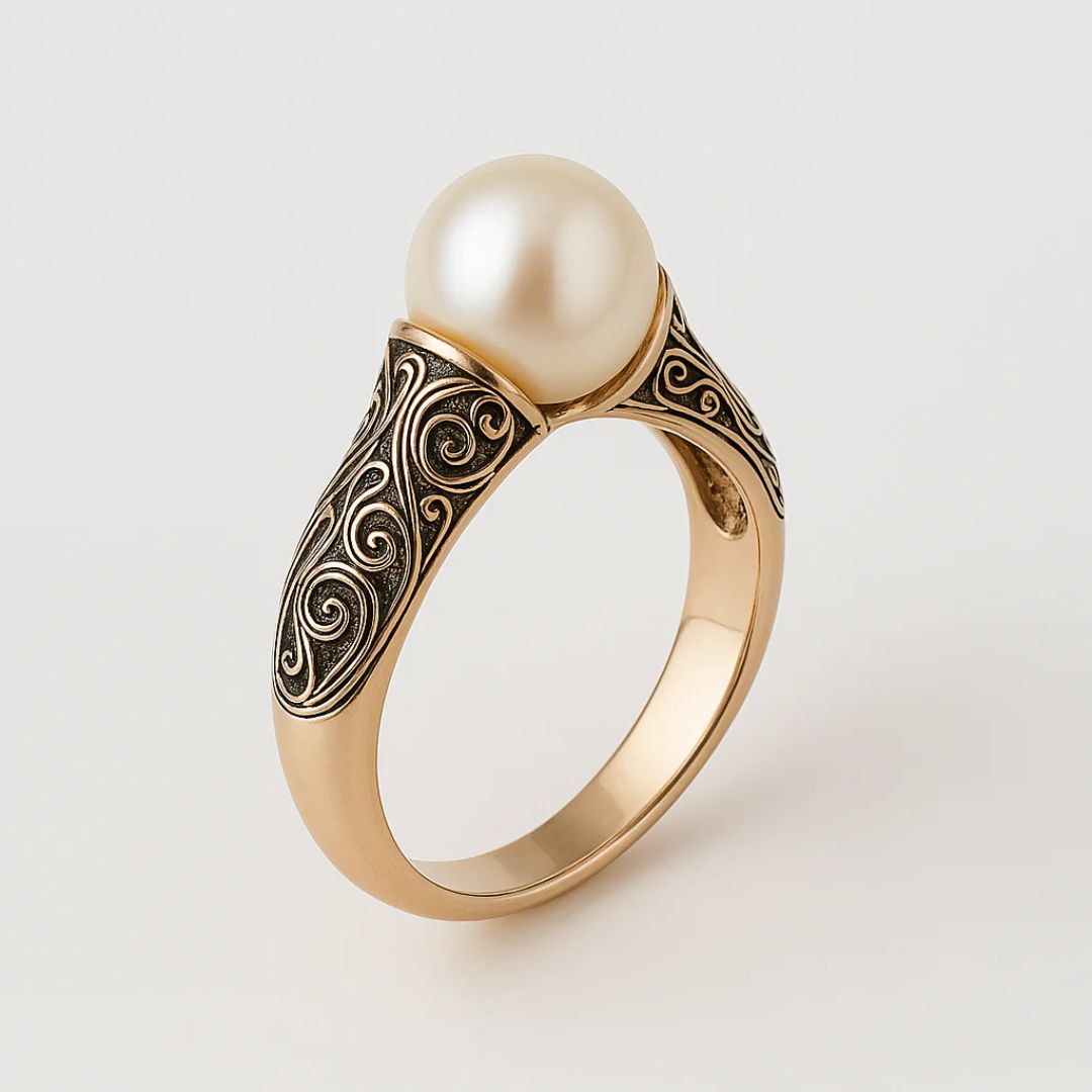 Vintage Pearl Gold | Ring