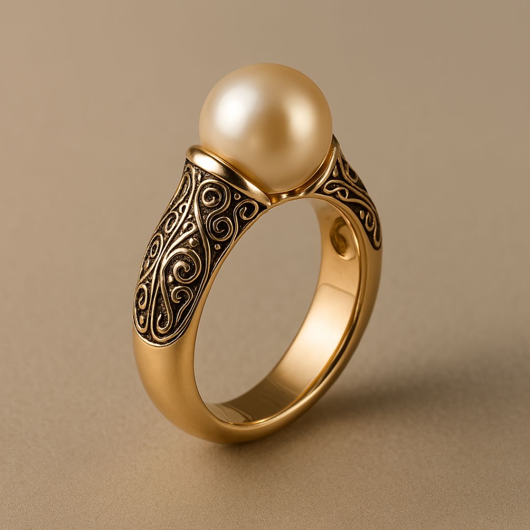 Vintage Pearl Gold | Ring