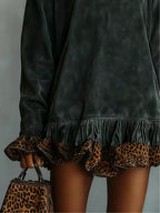 Zara | Suede Mini Dress