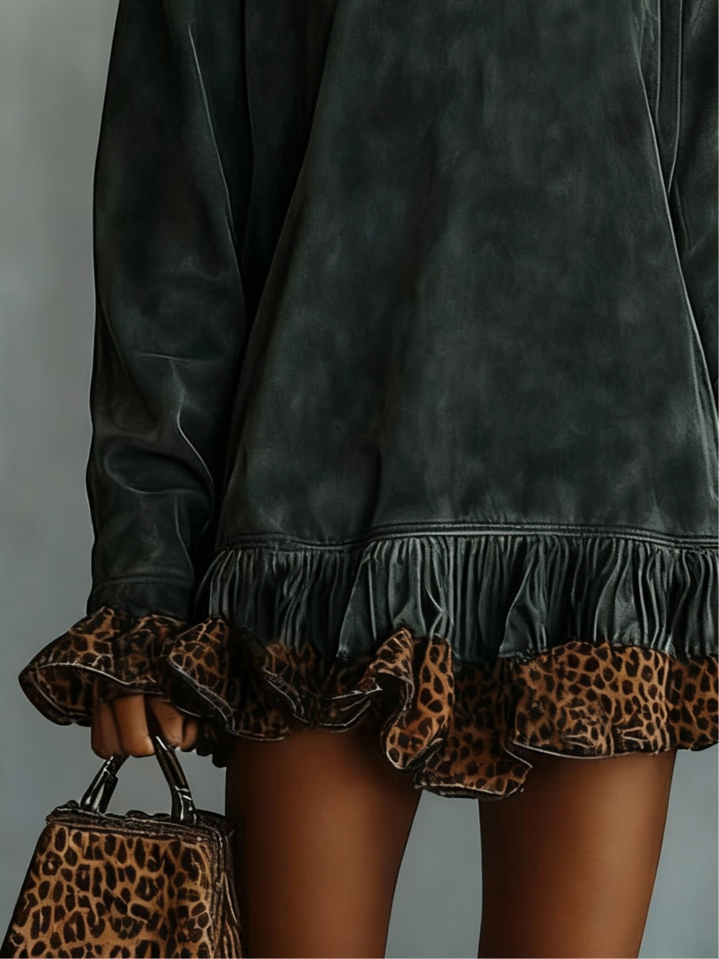 Zara | Suede Mini Dress