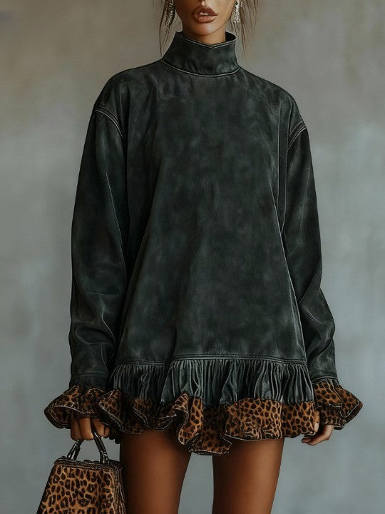 Zara | Suede Mini Dress