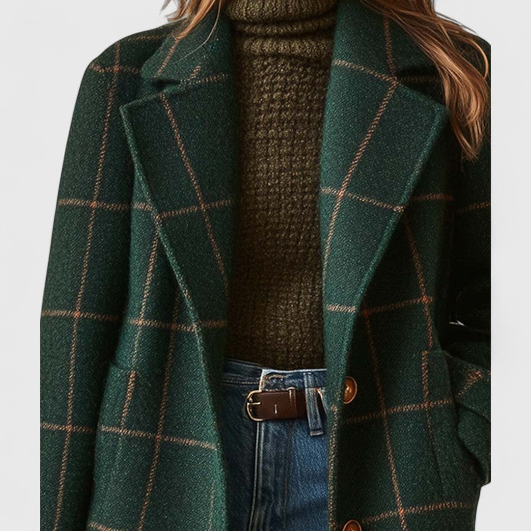 Izabela | Checked Coat