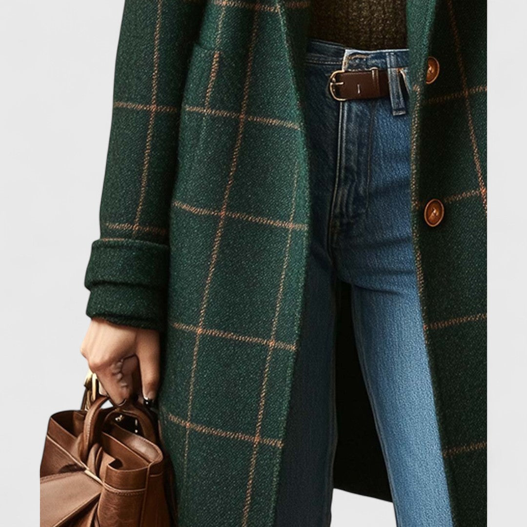 Izabela | Checked Coat