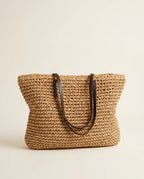 Large Woven Tote Bag in KIM London product styling