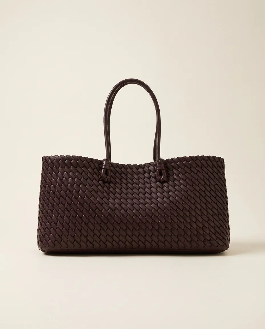 Lindsay - Elegant Woven Tote Bag for Casual Daily Use in KIM London product styling