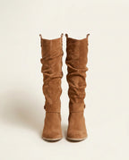 Noriel | Elegant Knee-High Leather Boots in KIM London product styling