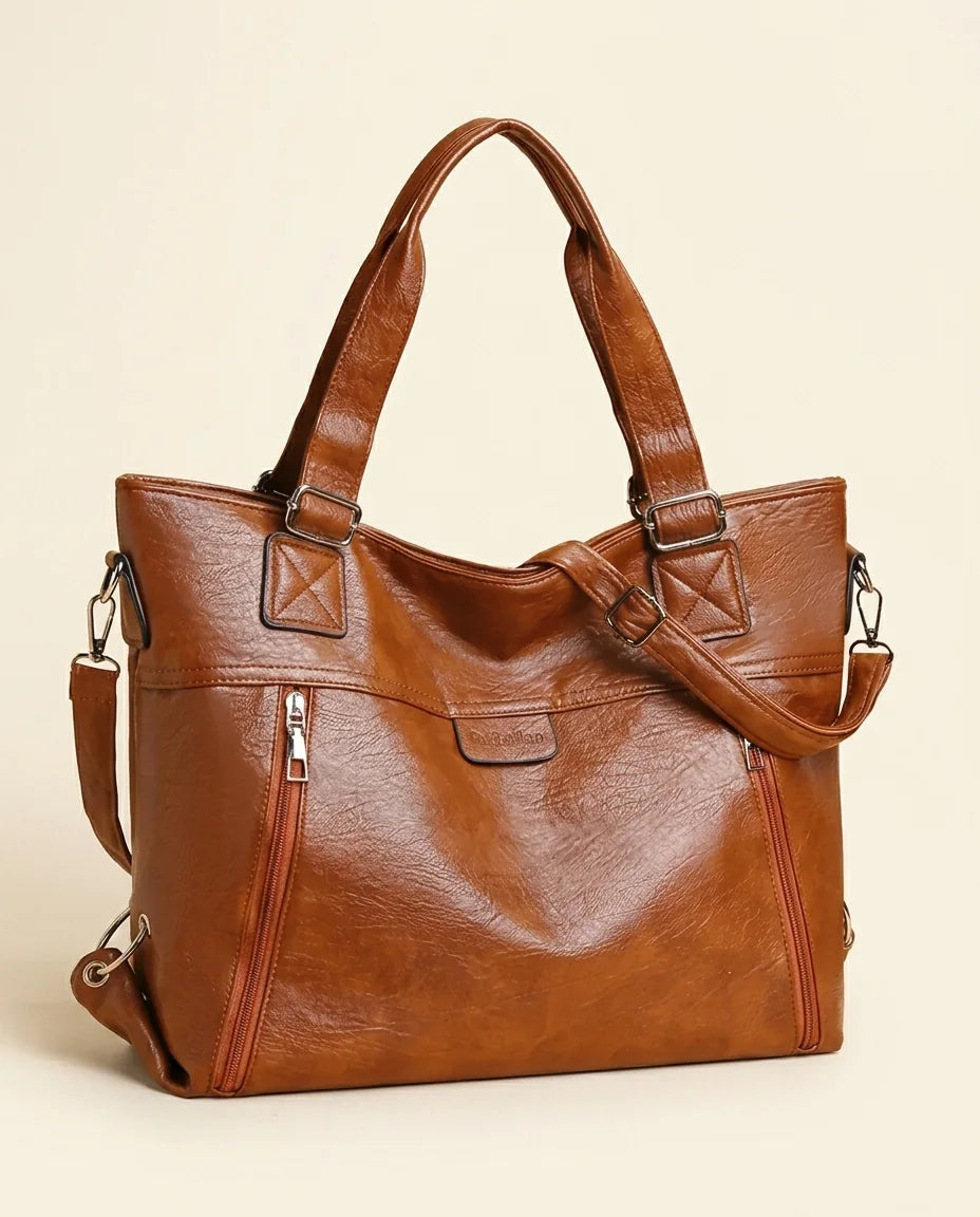 Retro Shoulder Tote Bag in KIM London product styling