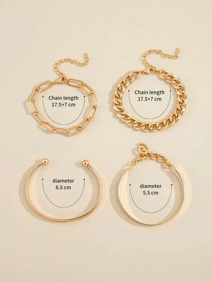 Gold | Bracelet Set