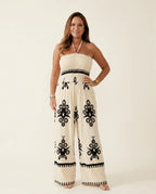Nova | Tube-Top Suspender Jumpsuit in KIM London product styling