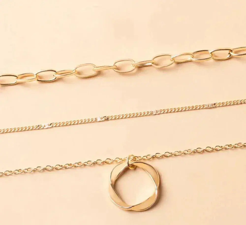 Layered Gold | Pendant Necklace