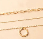 Layered Gold | Pendant Necklace
