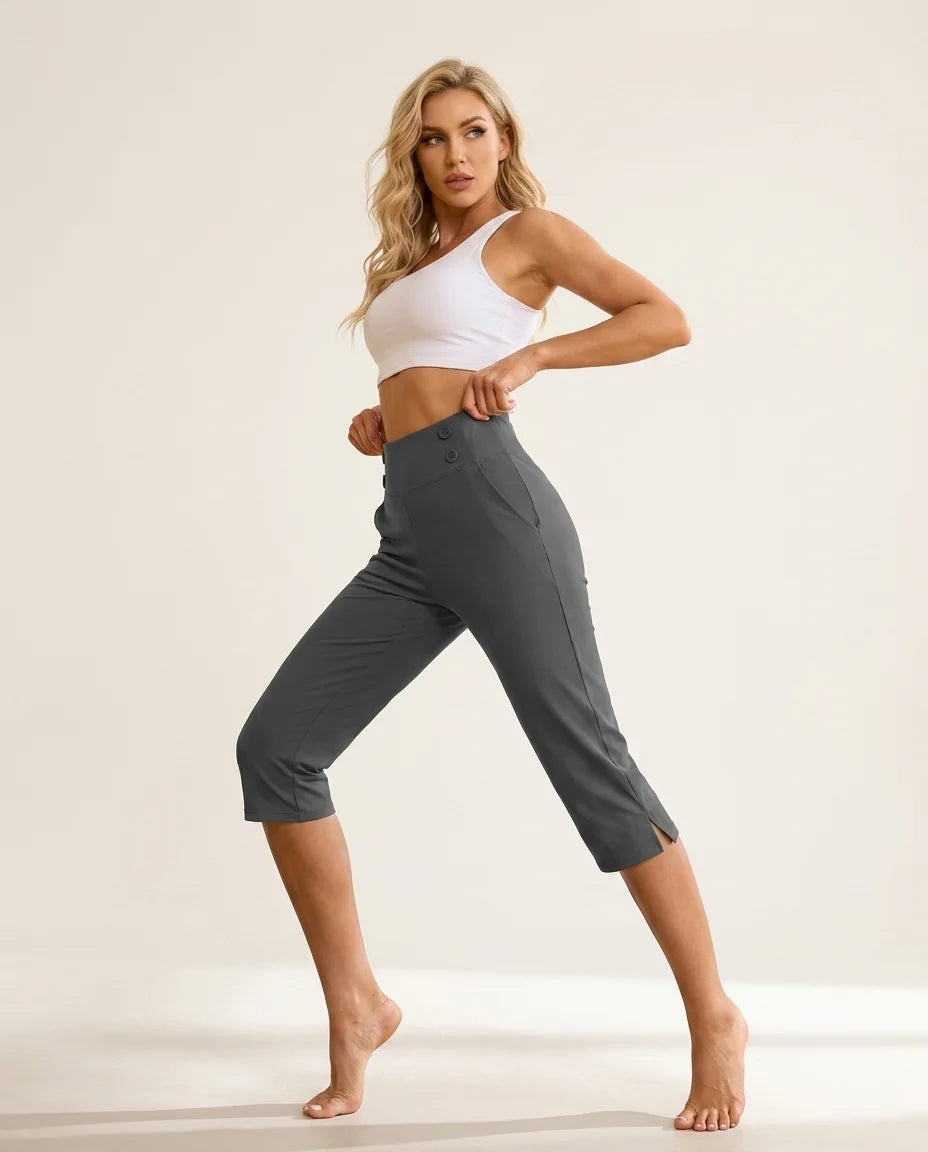 Elara | Tummy-Control Yoga Pants in KIM London product styling